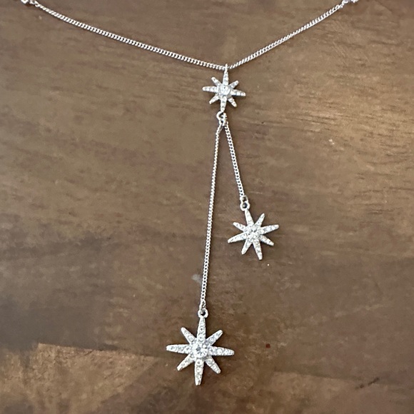 J. Crew Silver Starburst Necklace - Picture 3 of 6